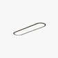 Edge Oval Flush Mount Ceiling Light, 2 Colour, L 40CM/60CM/80CM