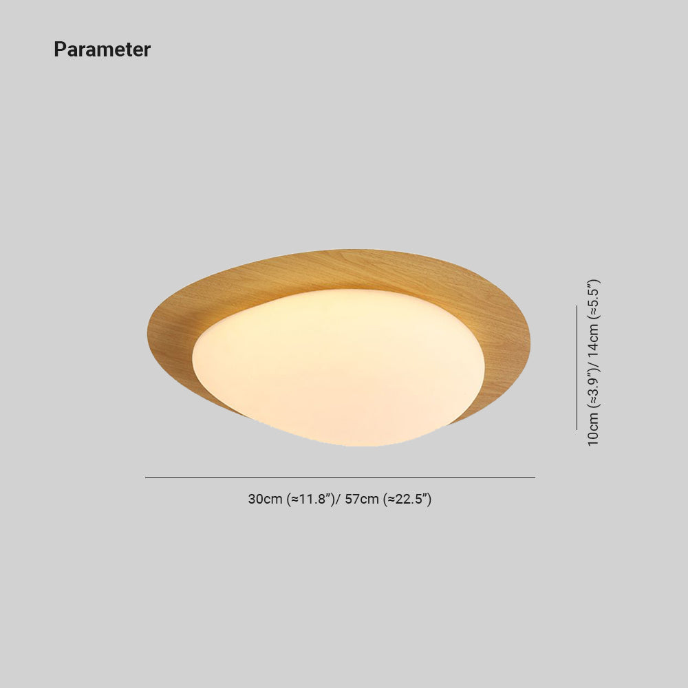 Quinn Flush Mount Ceiling Light, 2 Colour, DIA 30CM/47CM/57CM