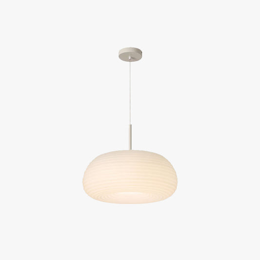 Morandi Drum Shape White Pendant Light, DIA 20CM/35CM/50CM