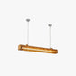Austin Rectangular Pendant Light, Wood & Metal, L 121CM