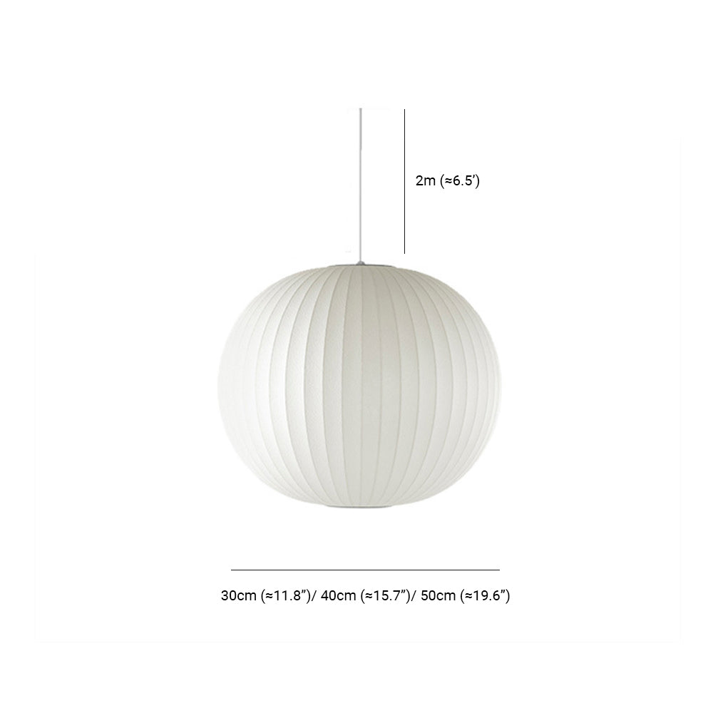 Renée Pendant Light, Artificial Silk, 6 Style
