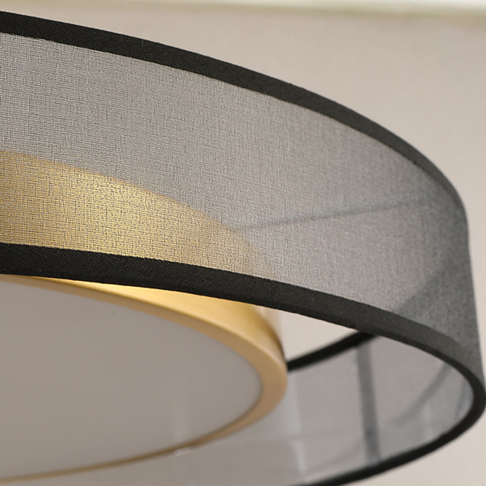 Quinn Flush Mount Ceiling Light Colour Temperature Switchable, Pure Copper, Dia 40/50/60cm