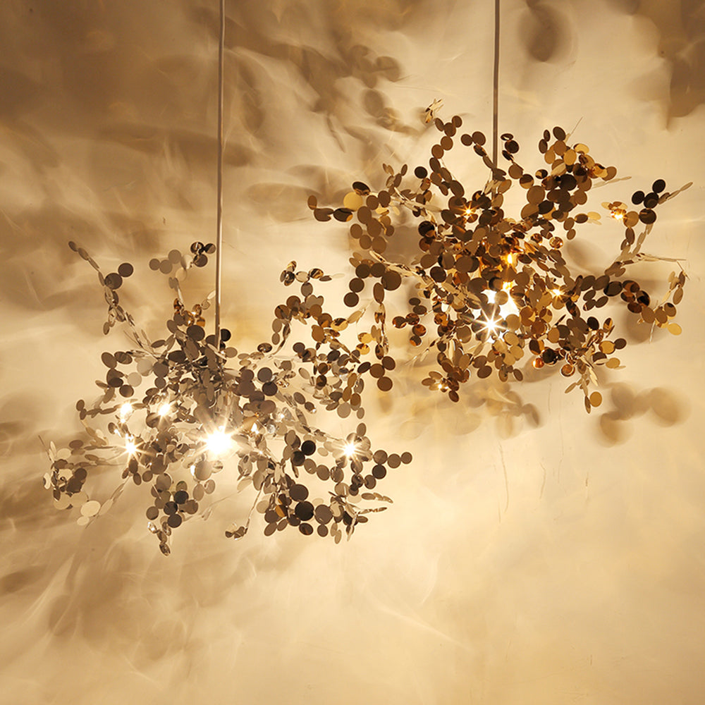 Olivia Cluster Pendant Light 2 Colour, 1/3/4 Head