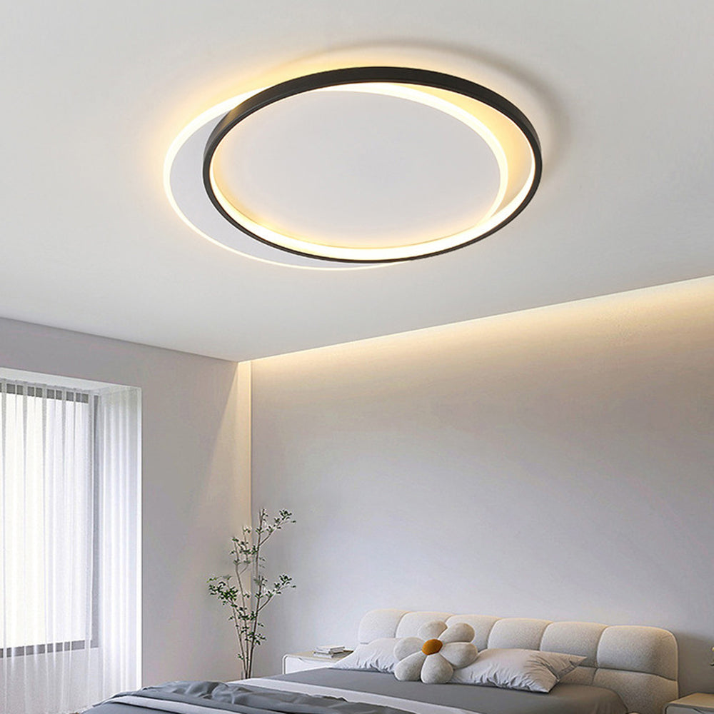 Quinn Flush Mount Ceiling Light 3 Colour Temperature Switchable, DIA 40/50CM