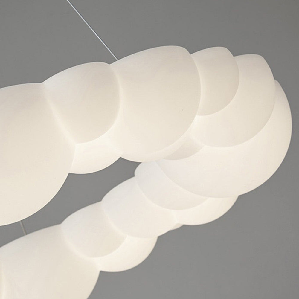 Quinn Cloud Shape Pendant & Ceiling Light Remote Control Dimmable, DIA 49CM