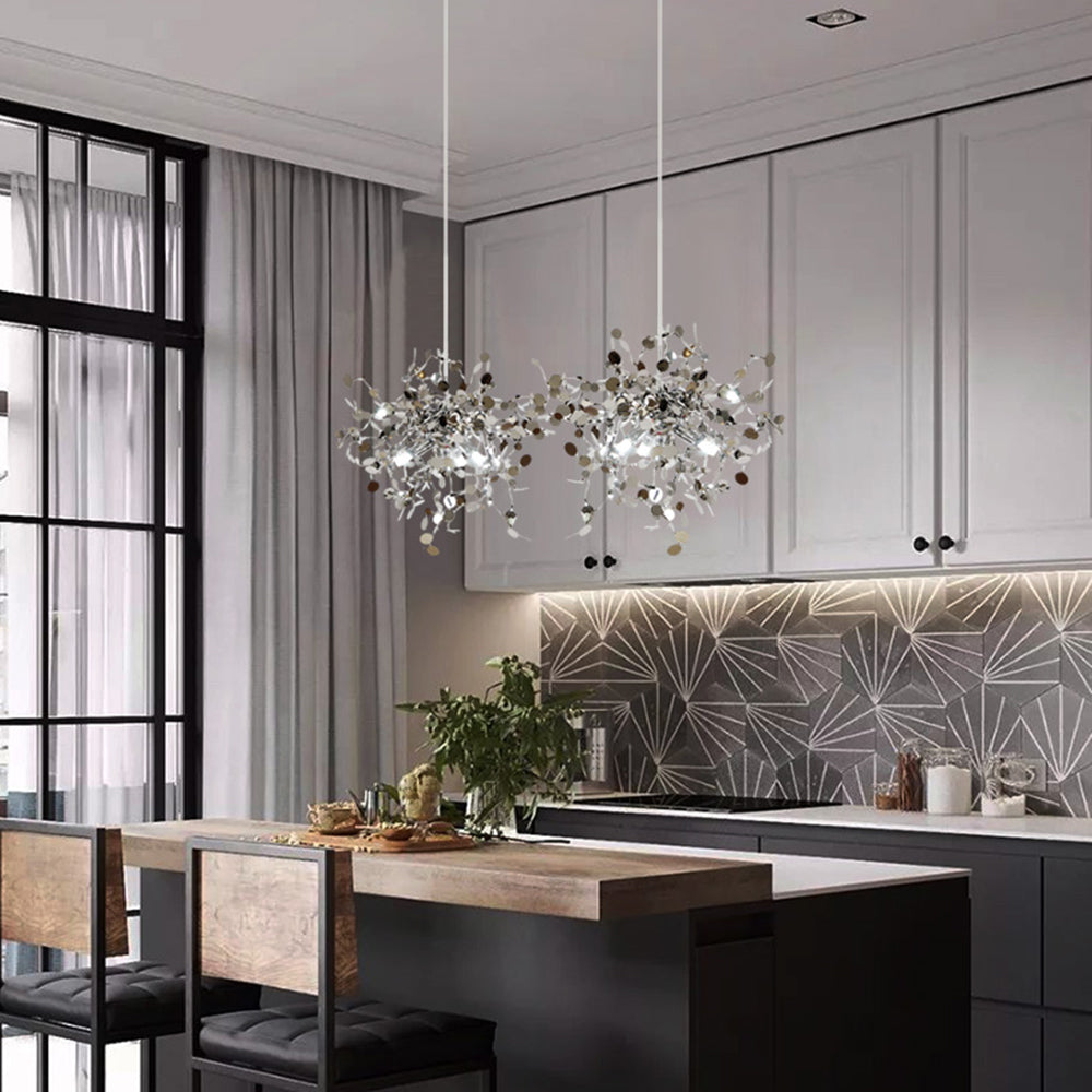 Olivia Cluster Pendant Light 2 Colour, 1/3/4 Head