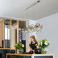 Olivia Cluster Pendant Light 2 Colour, 1/3/4 Head