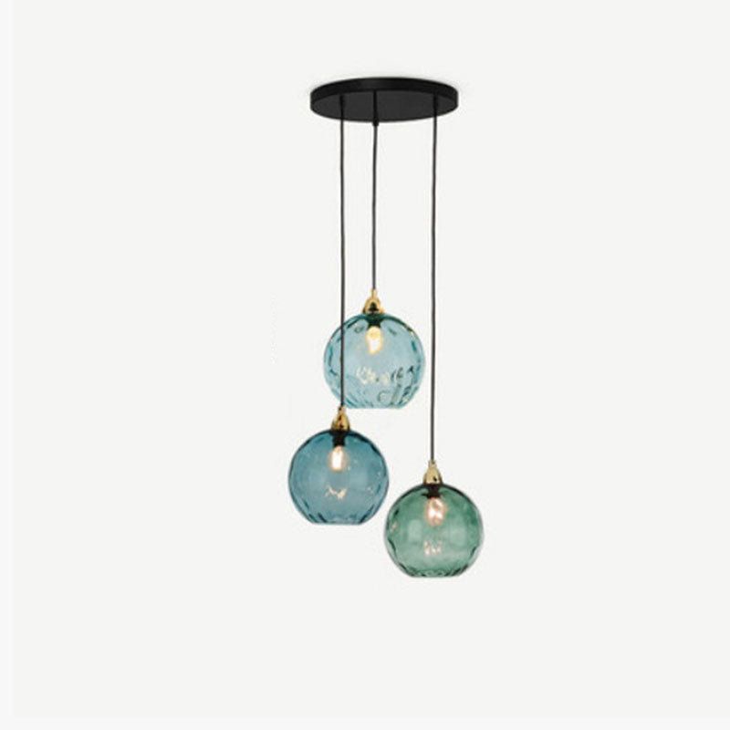 Hailie Pendant Light Water Ripple Cluster, 3 Head
