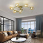 Retro Glass Ceiling Chandelier Pendant Lighting for Bedroom & Living Room