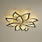 LED Acrylic Panel Chandelier Modern Geometric Modeling Design Ceiling Lamp