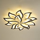 LED Acrylic Panel Chandelier Modern Geometric Modeling Design Ceiling Lamp