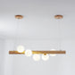 Valentina Pendant Light Bubble, Wood & Glass
