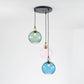 Hailie Pendant Light Water Ripple Cluster, 3 Head
