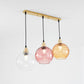 Hailie Pendant Light Water Ripple Cluster, 3 Head