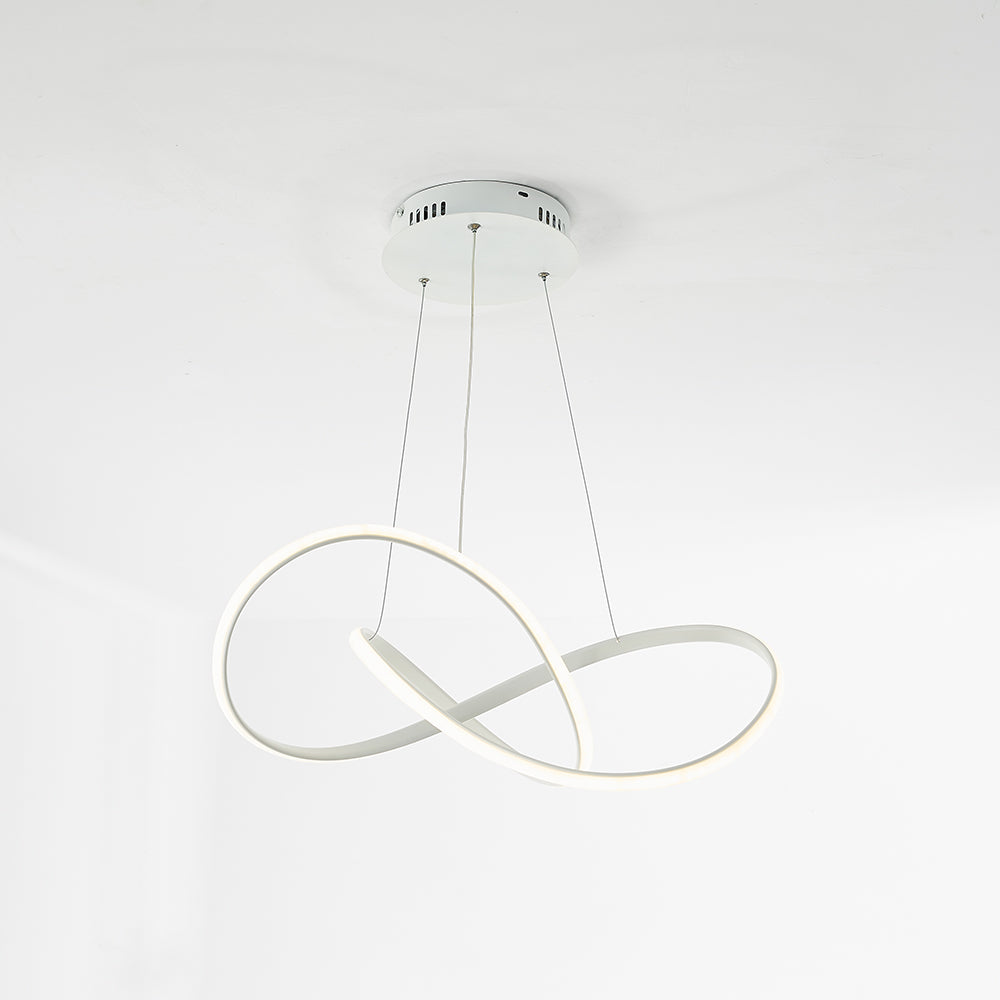 Nordic Clover Ring LED Modern Chandelier for Living Room & Bedroom