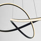 Nordic Clover Ring LED Modern Chandelier for Living Room & Bedroom