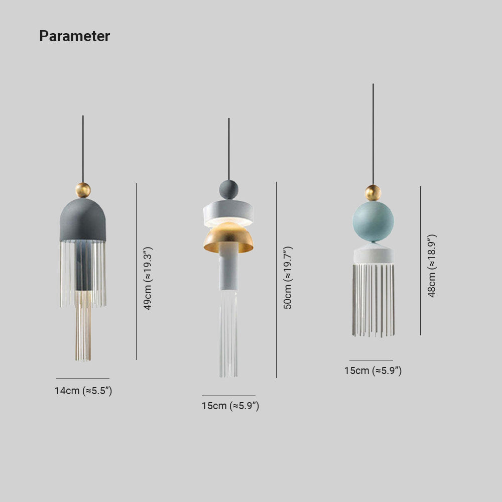 Tassel Pendant Light Chandelier For Dining Room Living Room