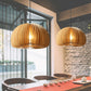 Ozawa Pumpkin Pendant Light, Wood