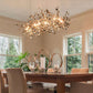 Olivia Cluster Pendant Light 2 Colour, 1/3/4 Head