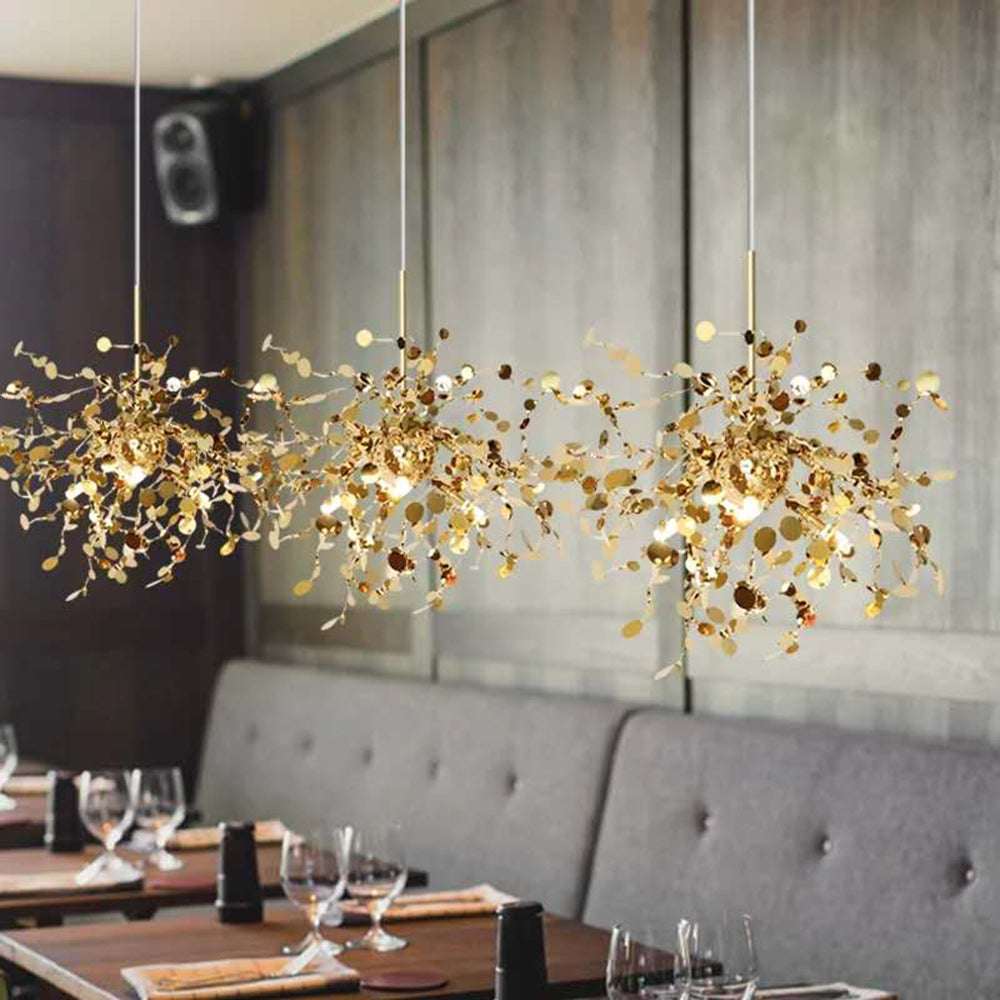 Olivia Cluster Pendant Light 2 Colour, 1/3/4 Head