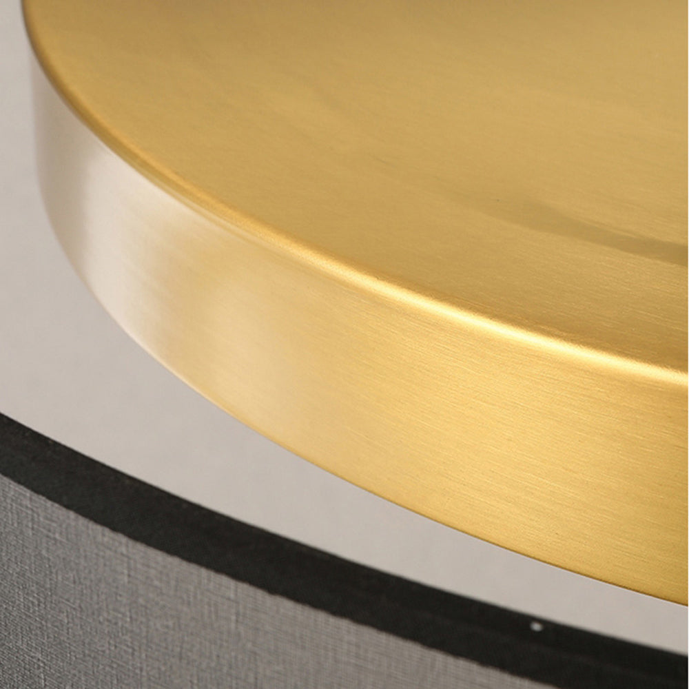 Quinn Flush Mount Ceiling Light Colour Temperature Switchable, Pure Copper, Dia 40/50/60cm