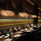 Muto Luminaires suspension de bohème en rotin  et bambou pour salon