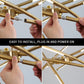Edge Ceiling Light, Black & Gold, 6/8/10/12 Heads