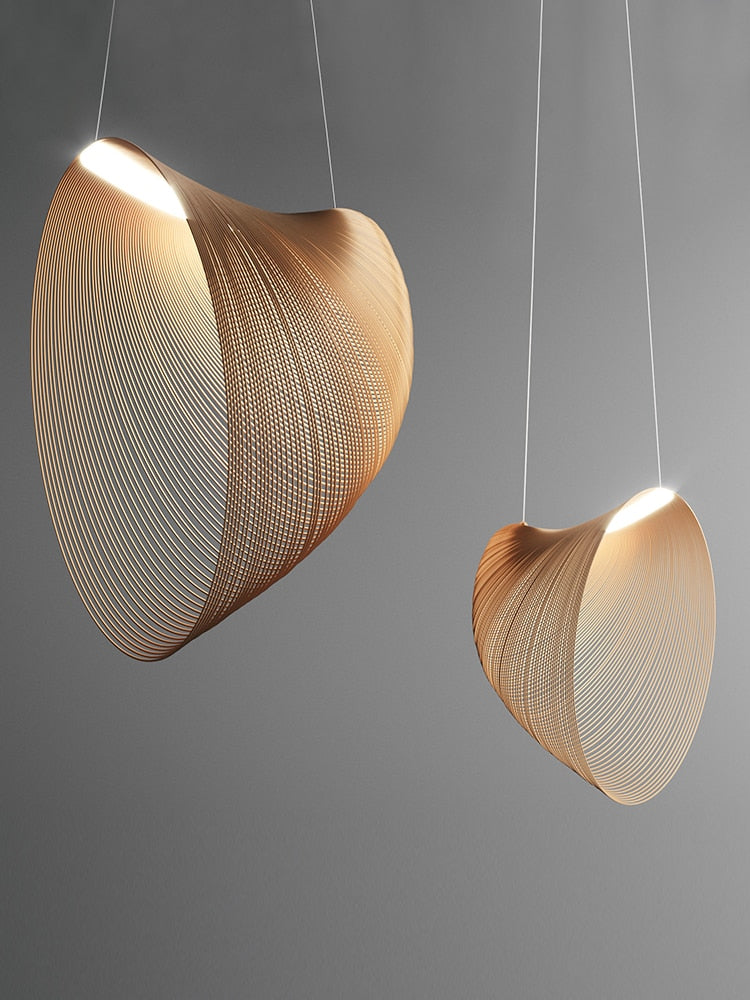 Nordic Modern Minimalist Design personality minimalist living room dining Room coffee shop Bedroom Wooden LED Lamp Chandelier