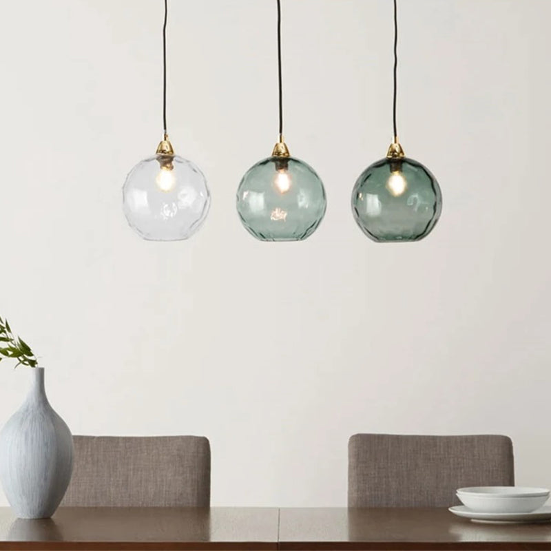 Hailie Pendant Light Water Ripple Cluster, 3 Head