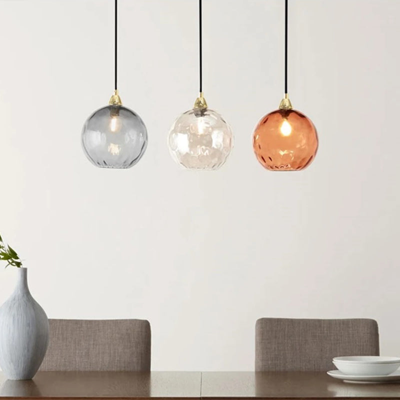Hailie Pendant Light Water Ripple Cluster, 3 Head