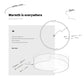 Quinn Ceiling Light Double Layer, DIA 40CM/50CM