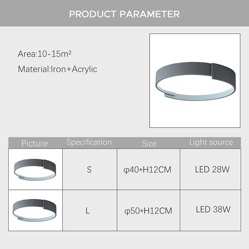 Quinn Ceiling Light Double Layer, DIA 40CM/50CM