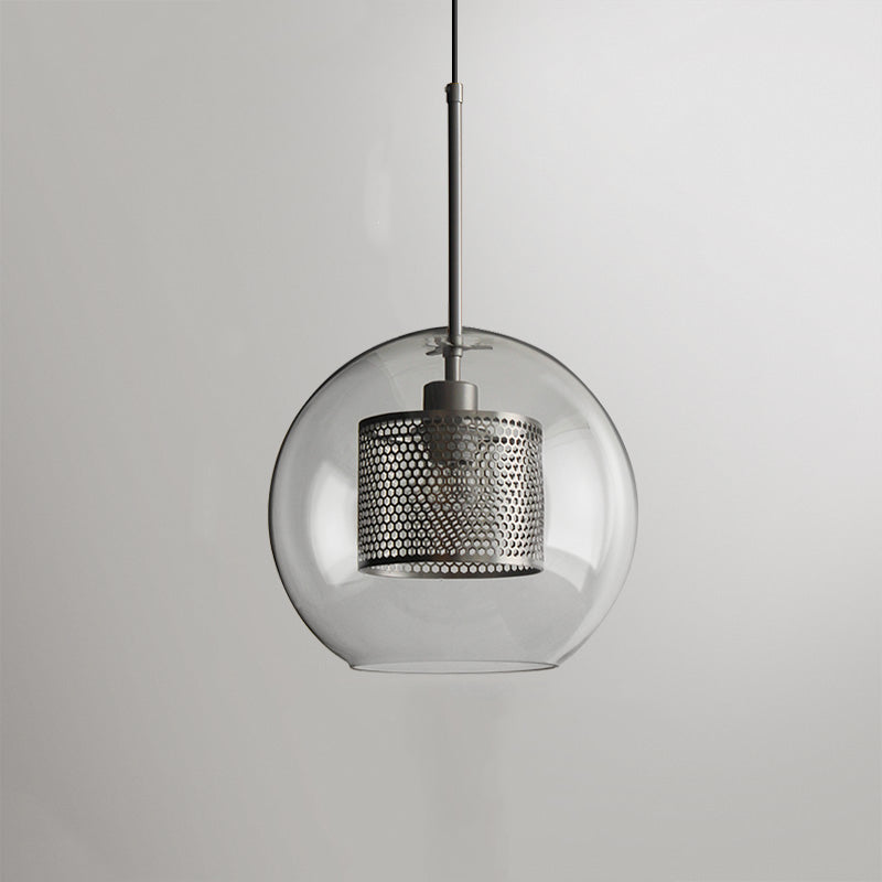 Oneal Pendant Light, Metal & Glass