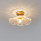 Carins Semi-Flush Mount Ceiling Light 3 Colour Temperature Switchable, Pure Copper, 2 Colour