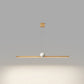 Edge Pendant Light 2 Colour, Metal & Marble, 90/120/150cm