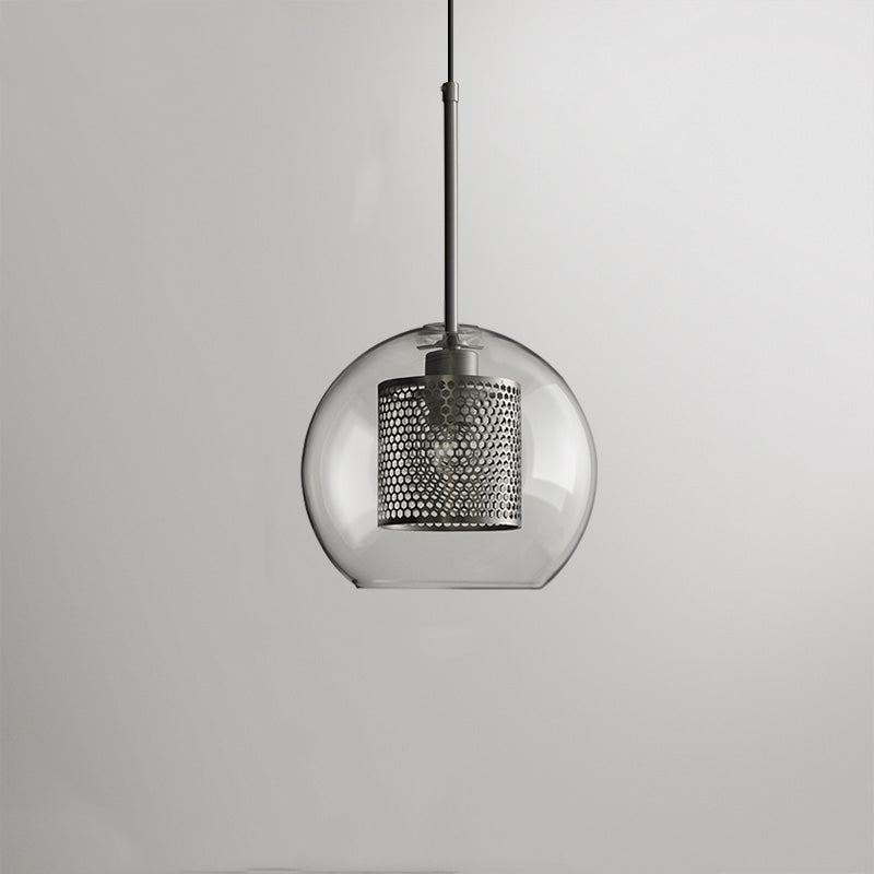 Oneal Pendant Light, Metal & Glass