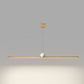 Edge Pendant Light 2 Colour, Metal & Marble, 90/120/150cm