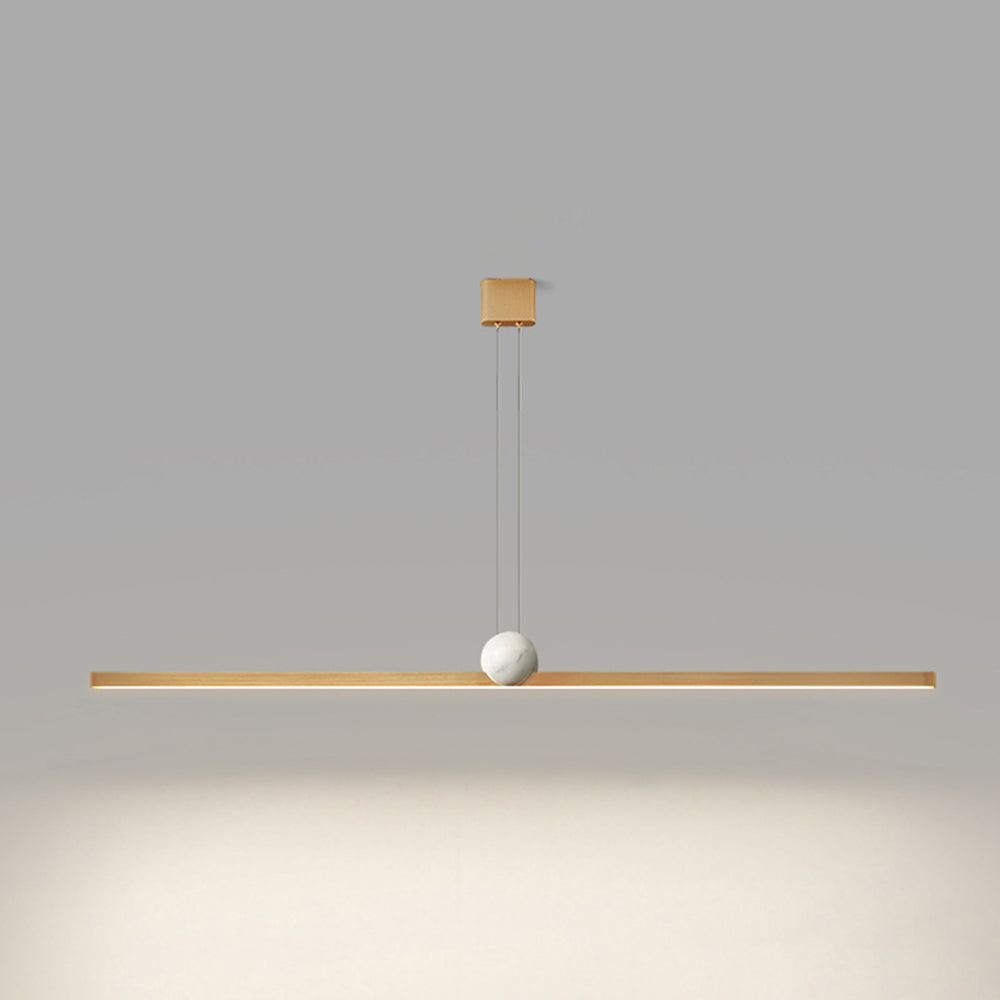 Edge Pendant Light 2 Colour, Metal & Marble, 90/120/150cm