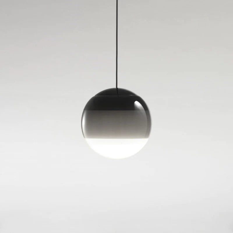 Valentina Colourful Glass Bubble Pendant Light, Pink, 7.8"