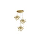 Olivia Cluster Pendant Light 2 Colour, 1/3/4 Head
