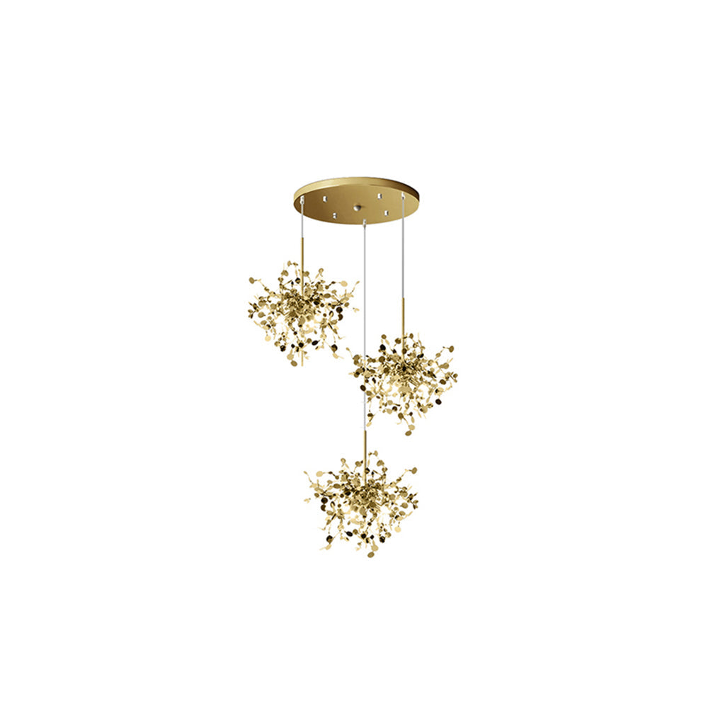 Olivia Cluster Pendant Light 2 Colour, 1/3/4 Head