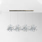 Olivia Cluster Pendant Light 2 Colour, 1/3/4 Head