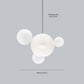 Hailie Glass Bubble Pendant Light, Frosted Glass, 1/4/6 Head