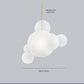 Hailie Glass Bubble Pendant Light, Frosted Glass, 1/4/6 Head