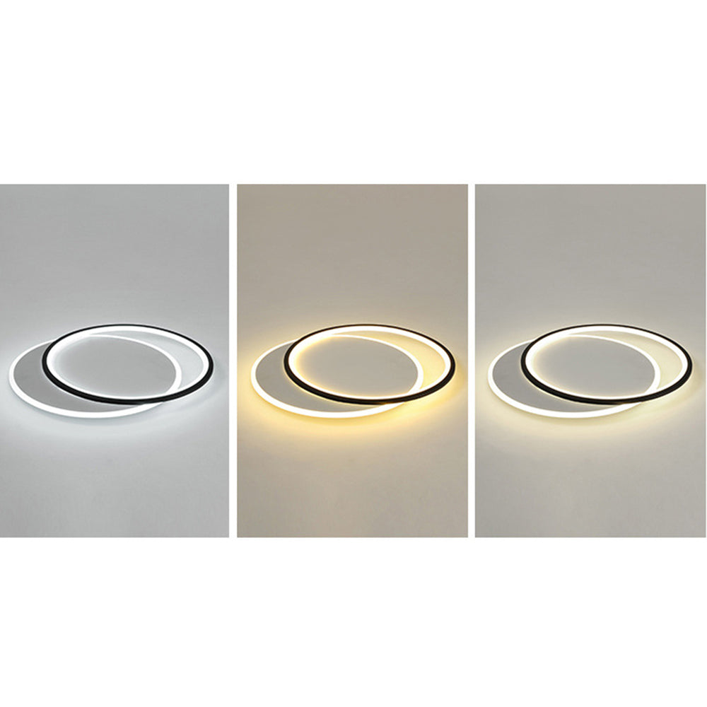 Quinn Flush Mount Ceiling Light 3 Colour Temperature Switchable, DIA 40/50CM