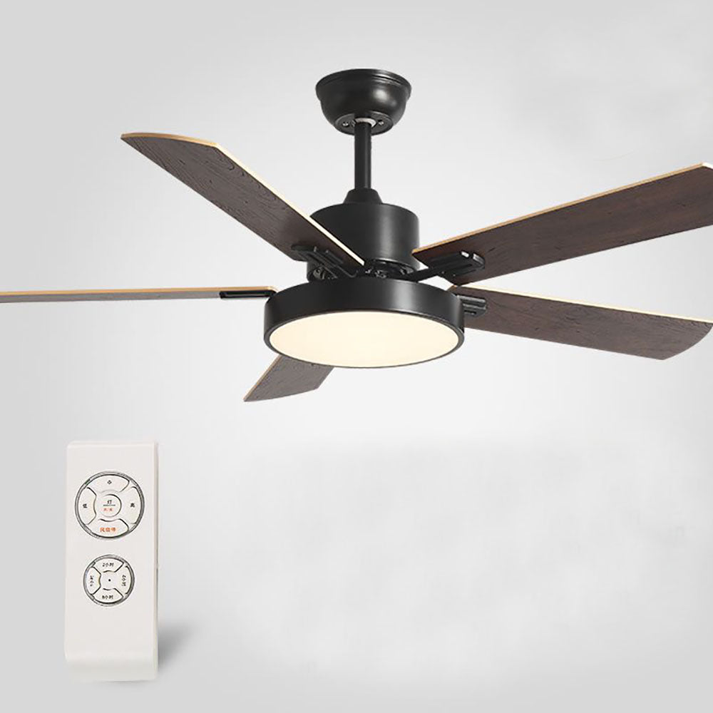 Morandi 5-Blade Ceiling Fan with Light, 3 Colour, DIA107/132CM