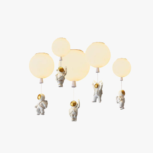 Fateh Astronaut Balloon Flush Mount Ceiling Light, L 20/25/30/35cm