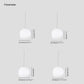 Hailie Egg-shaped Glass Pendant Light