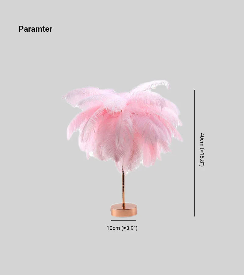 O'Moore Feather Table Lamp