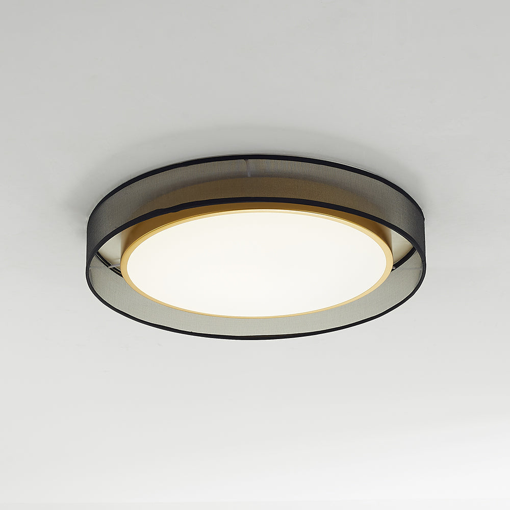 Quinn Flush Mount Ceiling Light Colour Temperature Switchable, Pure Copper, Dia 40/50/60cm
